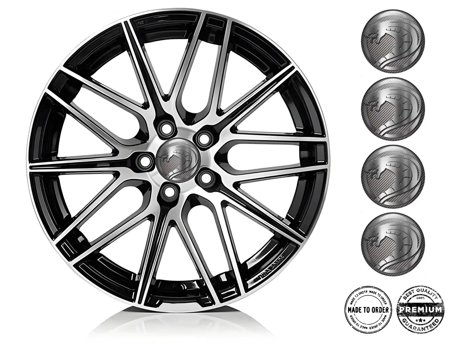 Wheel emblems Limited Edition Luxury Domed Stickers 